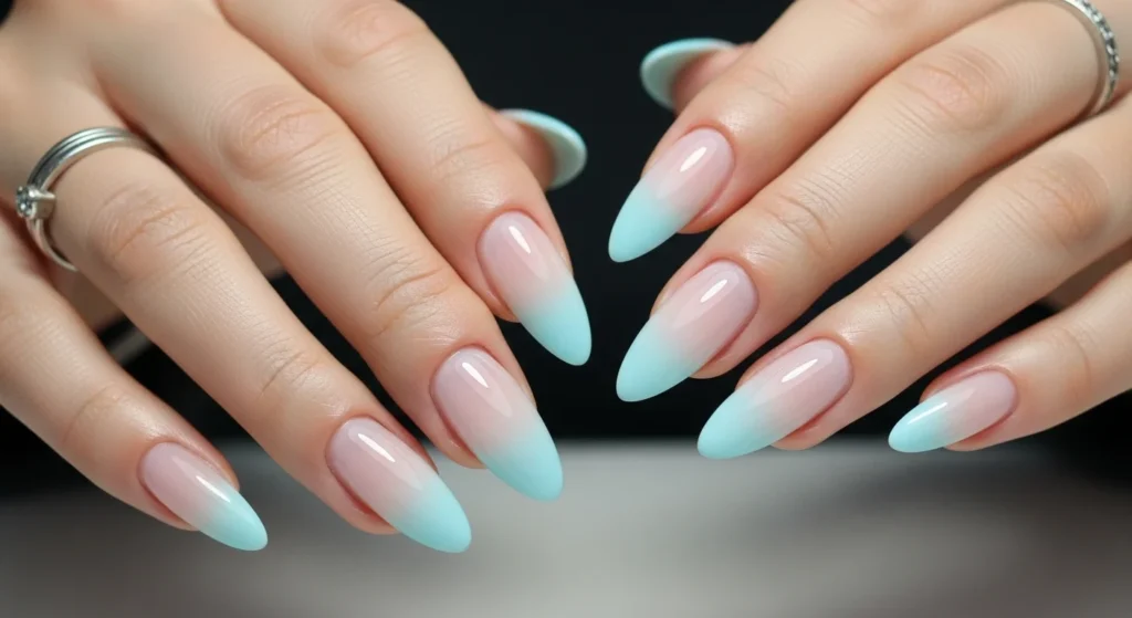 Baby Blue French Fade