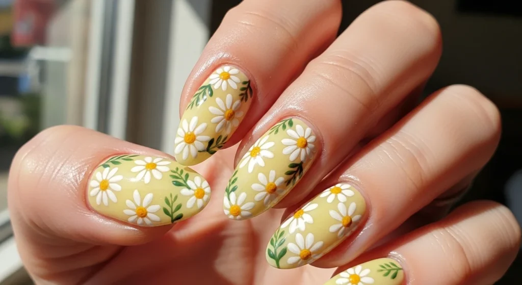  Daisy Nail Art nails