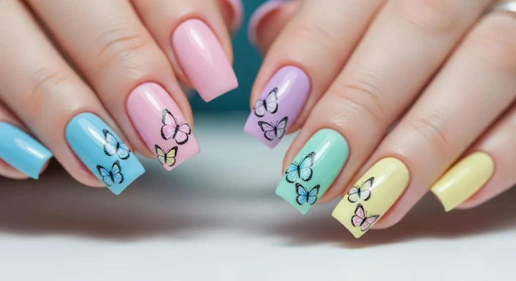Butterfly nails