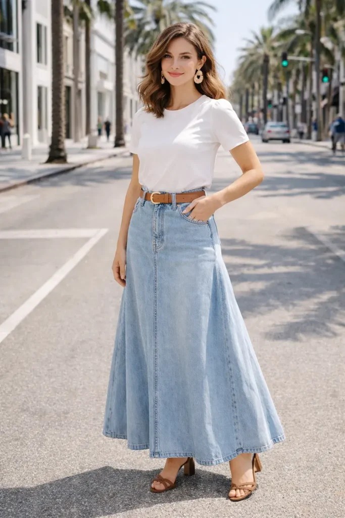 Denim Maxi