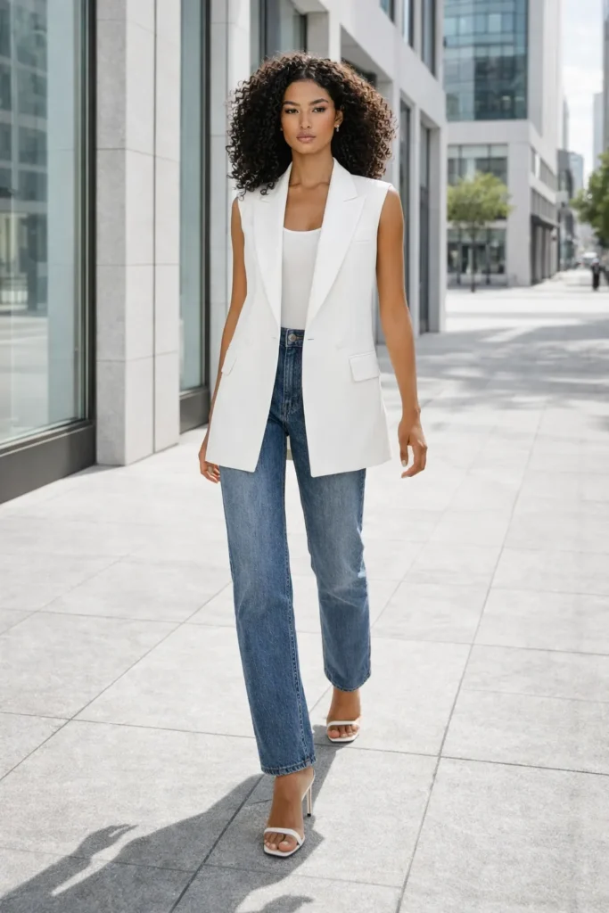 Sleeveless   Blazer 
