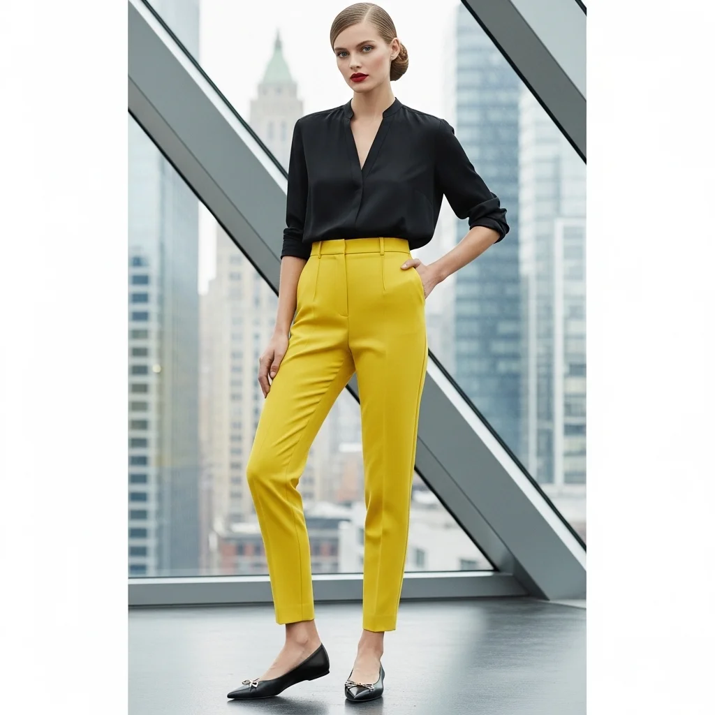 Cigarette Trousers & Pointed Flats