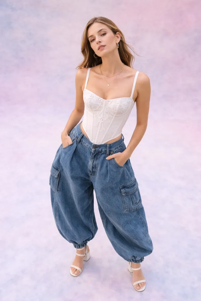 Balloon Silhouette & Corset