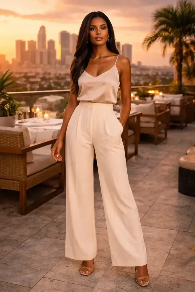 Wide-Leg Trousers