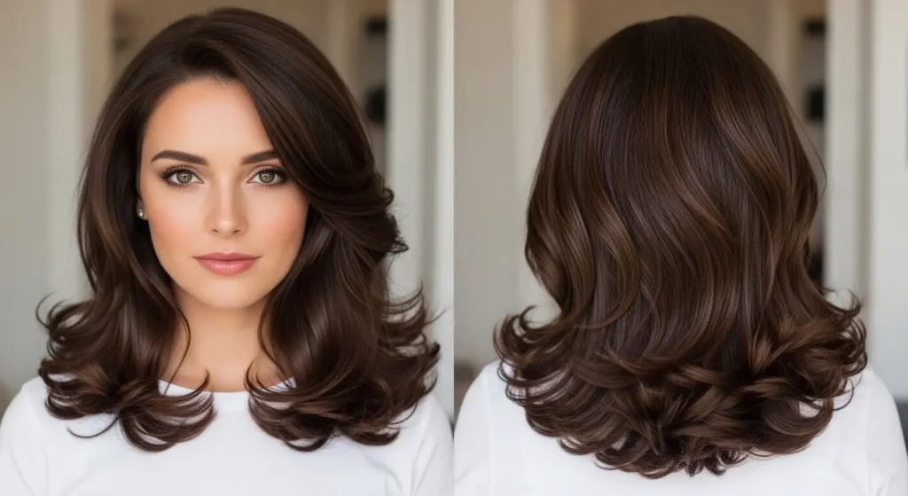 Glossy Blowout hair