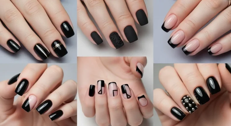 Bold, Elegant & Timeless: Black Nail Designs That Make a Classy Statement  You’ll Love